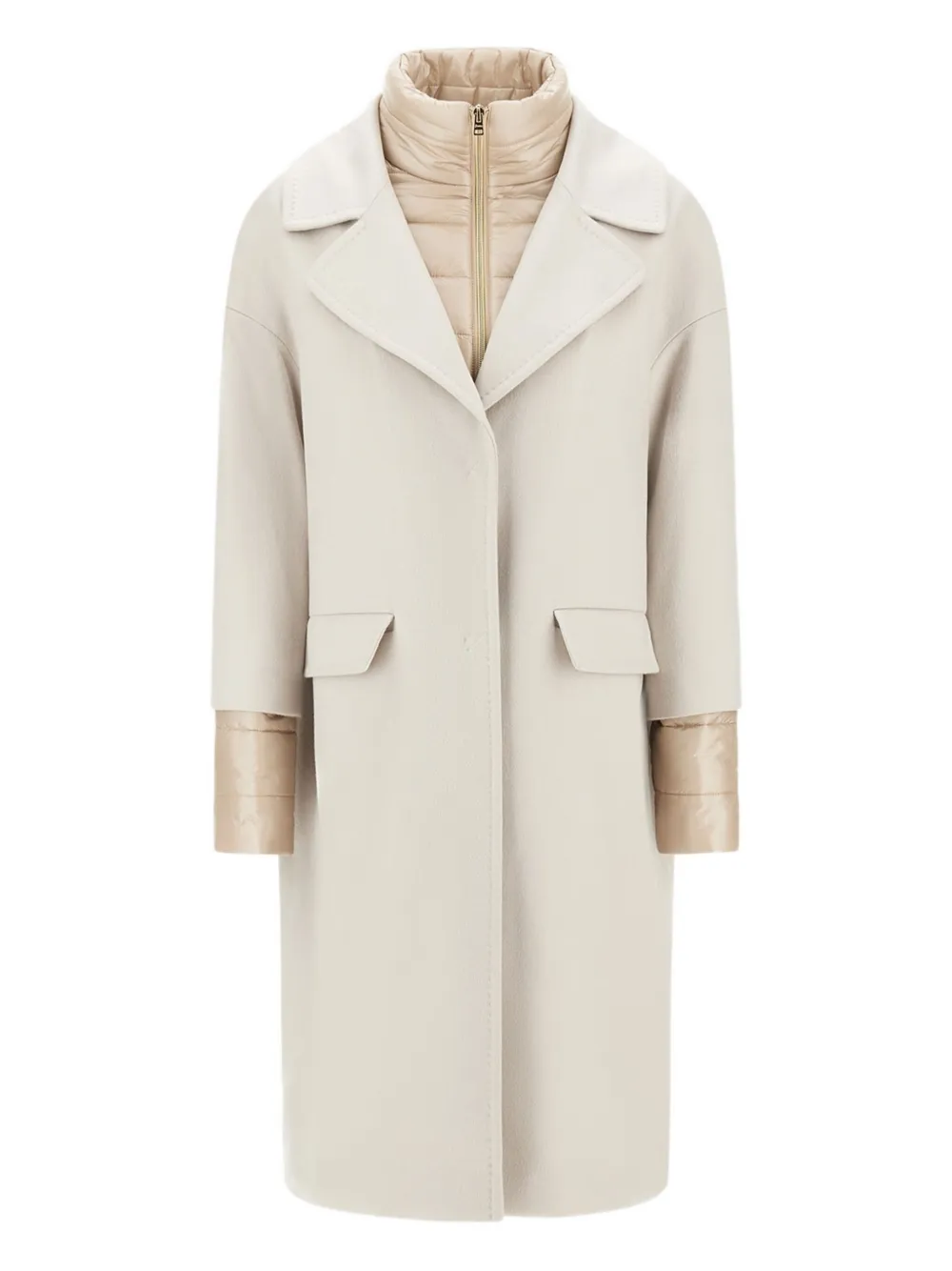 Herno Cappotto con design a strati - Toni neutri