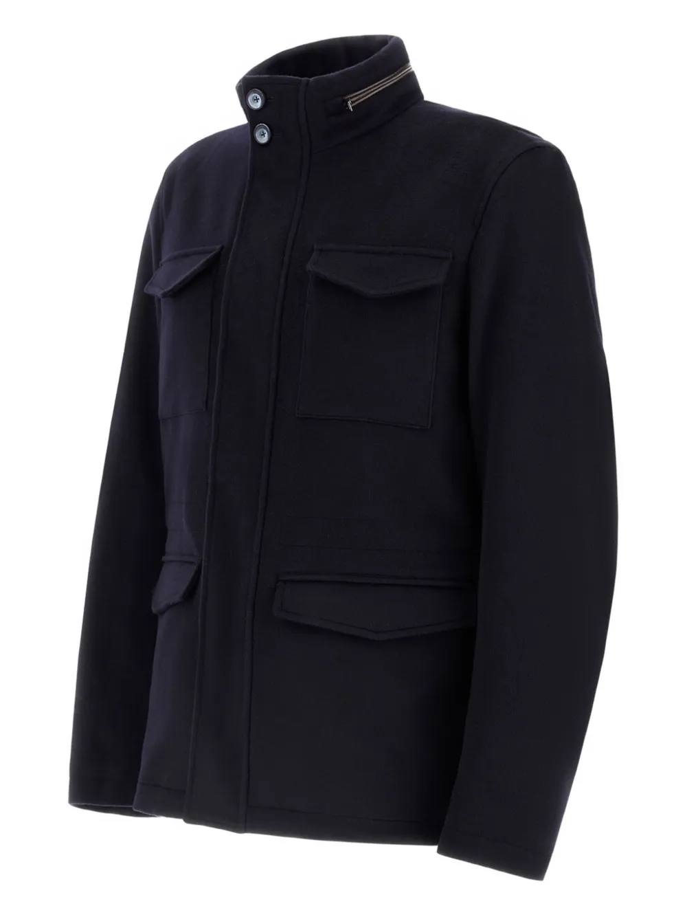 Herno Jack met klepzak Blauw