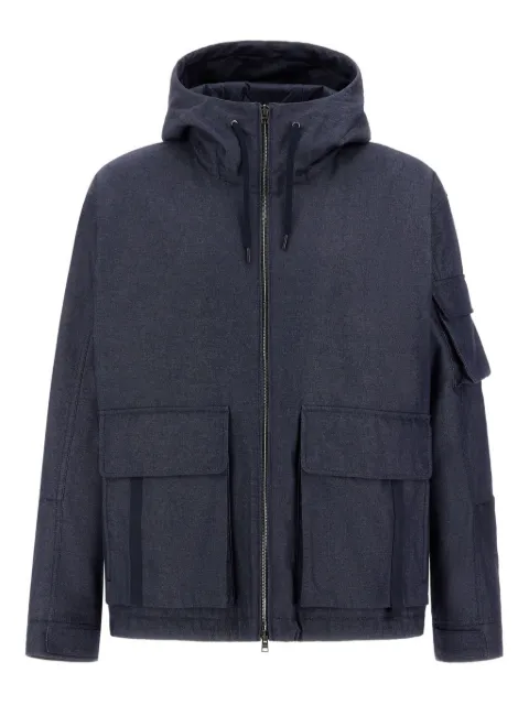 Herno hooded flap-pocket jacket