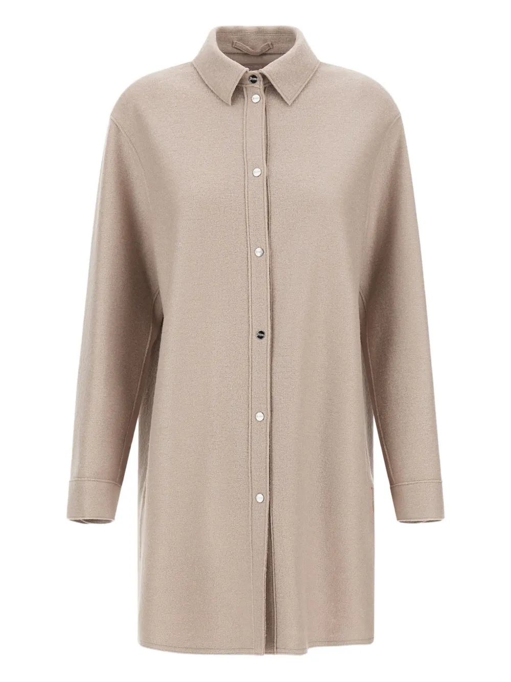 Herno Giacca-camicia in lana con bottoni - Toni neutri