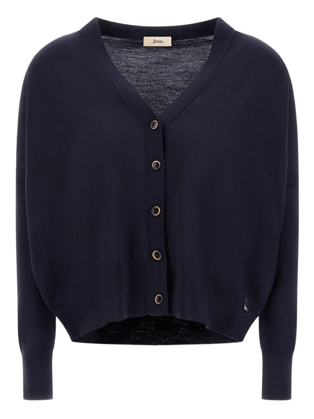 Herno Cardigan con scollo a V - Blu
