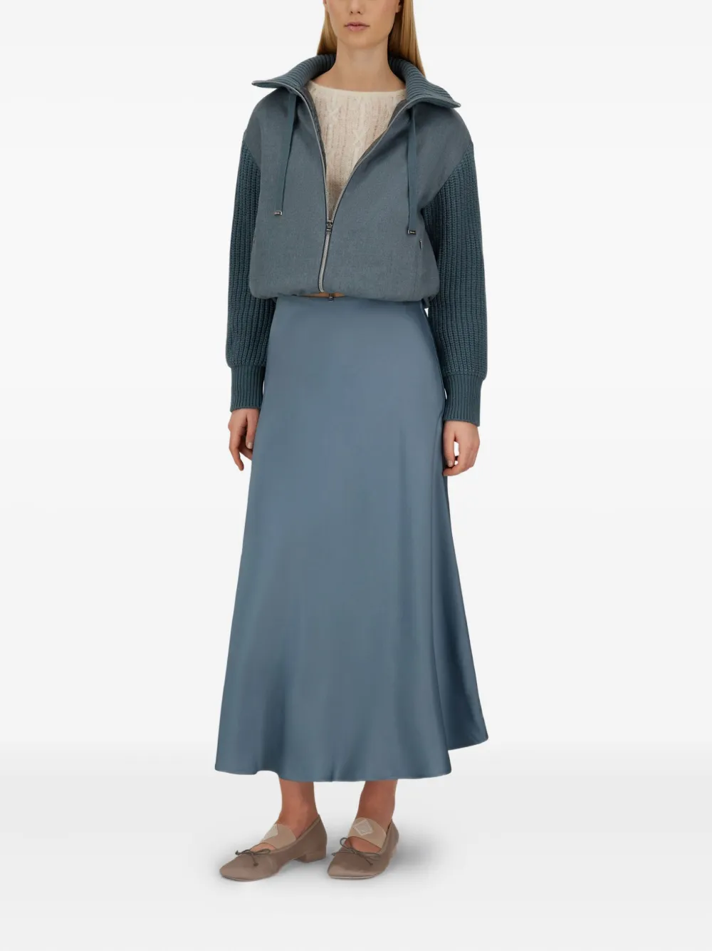 Slip Midi Skirt