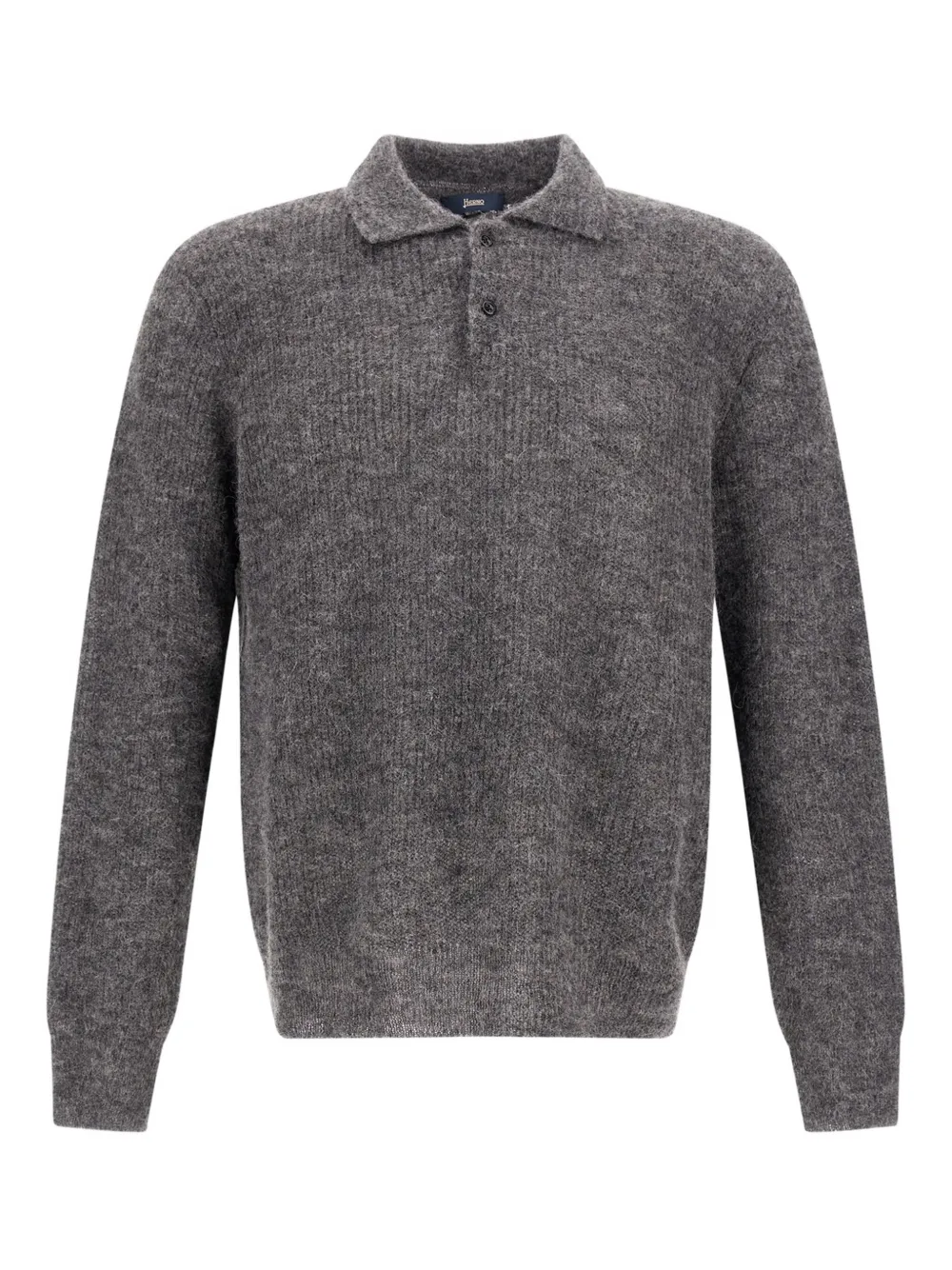 Herno Polo con dettaglio cuciture - Grigio
