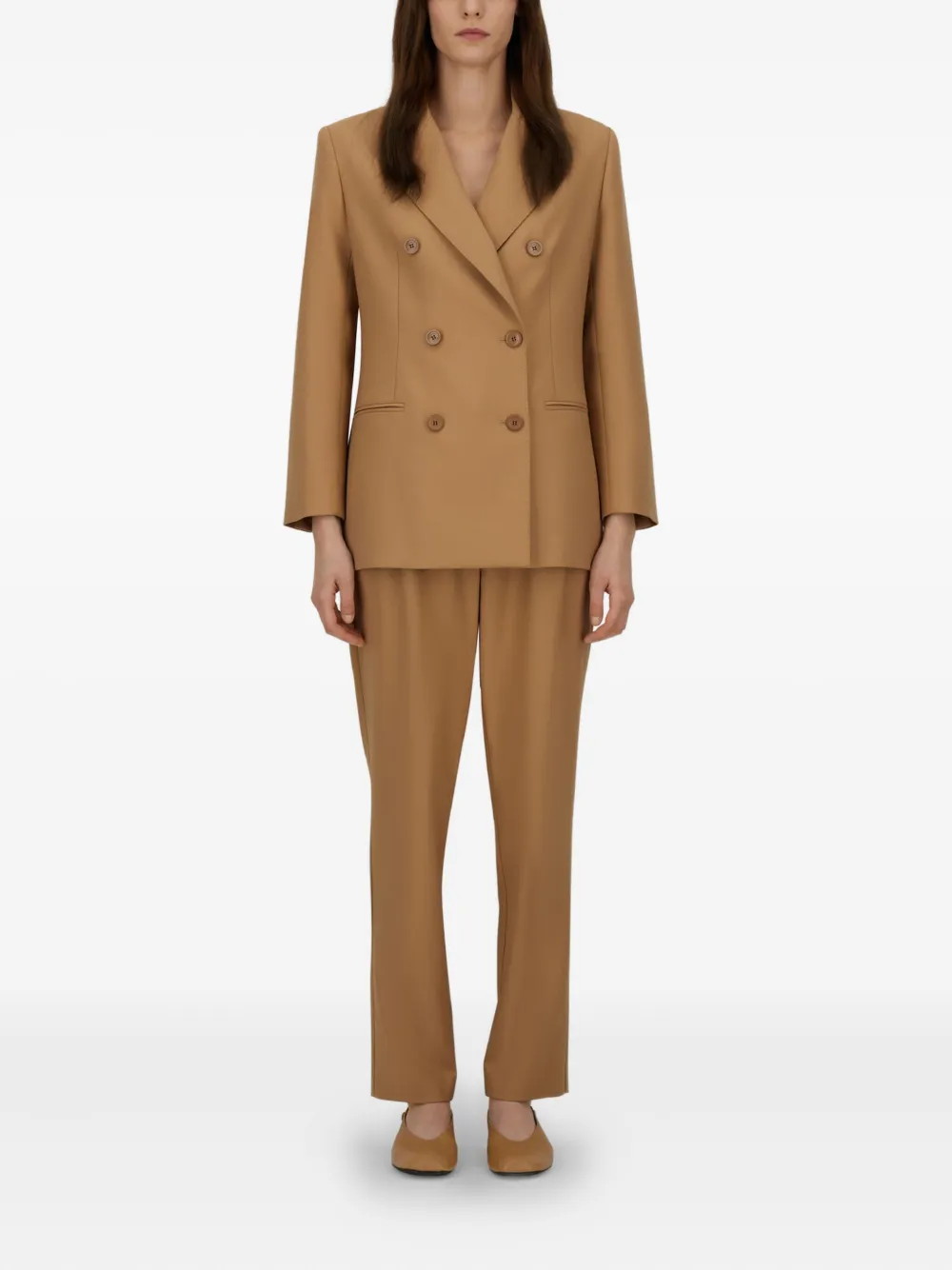  Herno Double-breasted Wool Blazer - Neutrals 