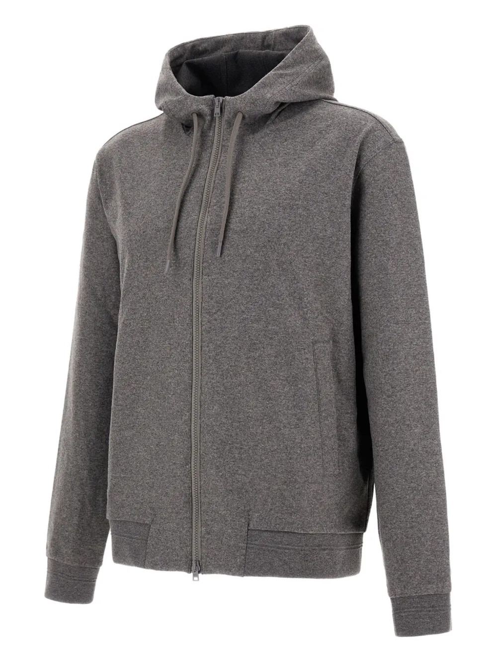 Herno Sweatshirt In Double Jersey In Gray