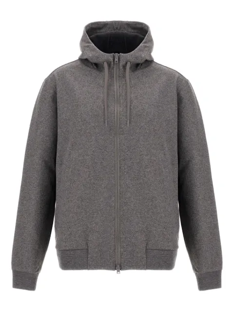 Herno hooded zip-up jacket 