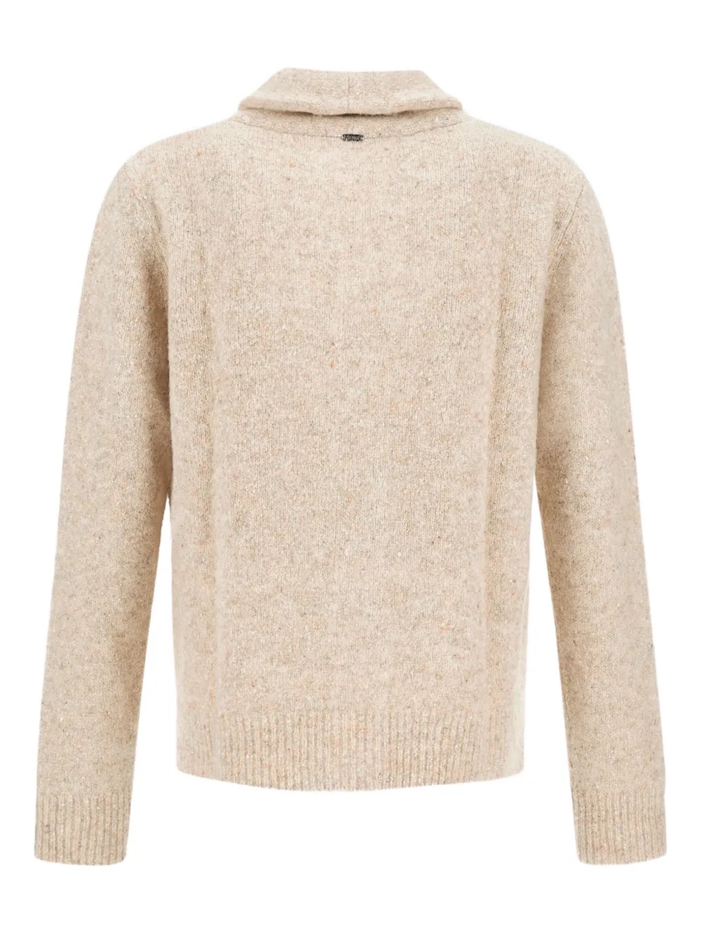 Herno Shawl-collar Cardigan In Brown