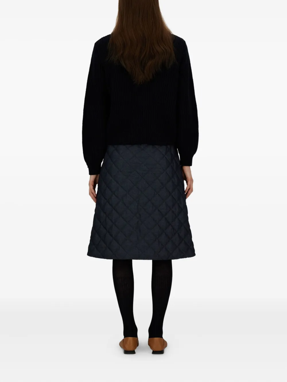 Herno Gewatteerd vest met vlakken Blauw