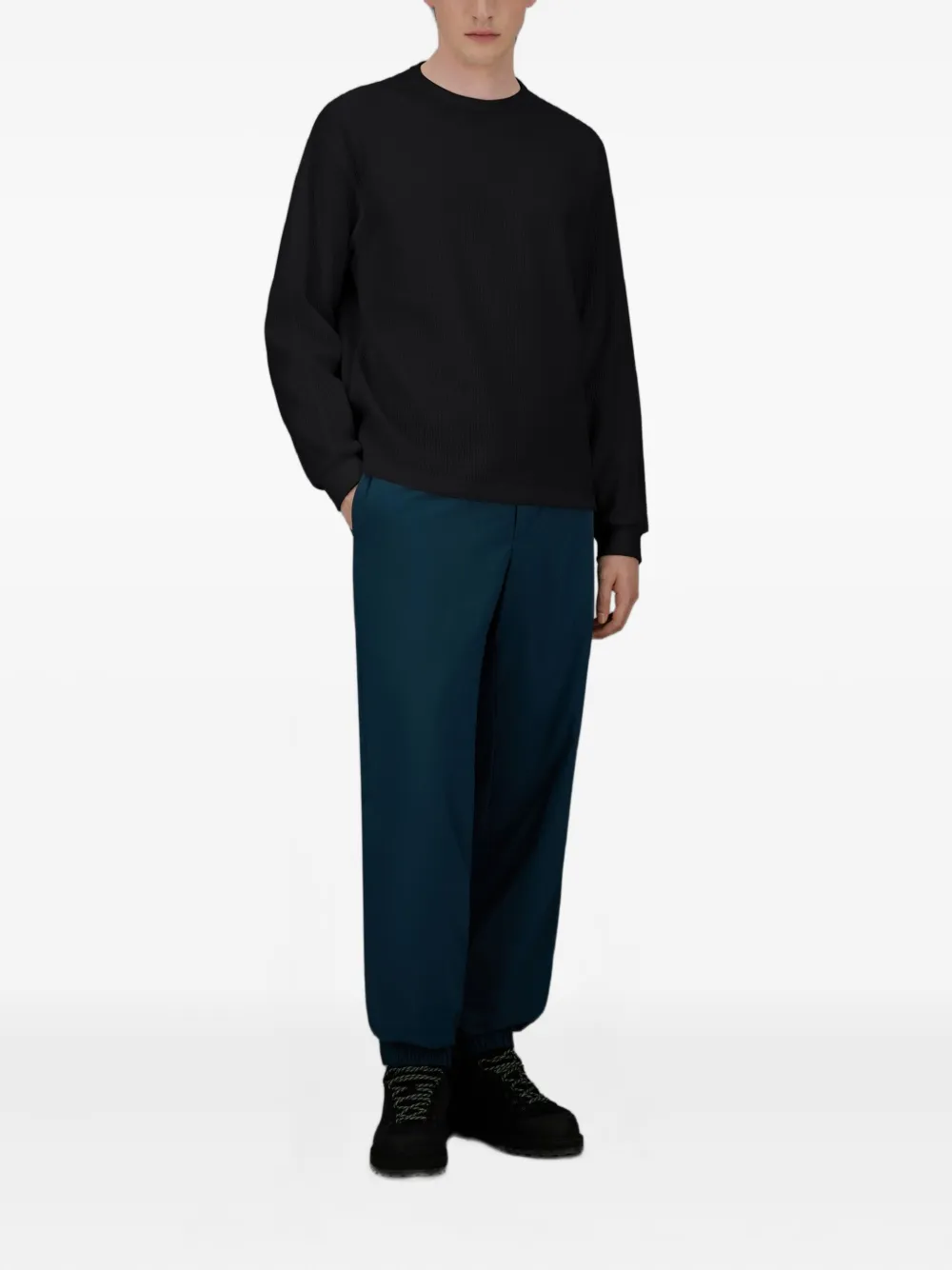  Herno Pull à Manches Longues - Noir 