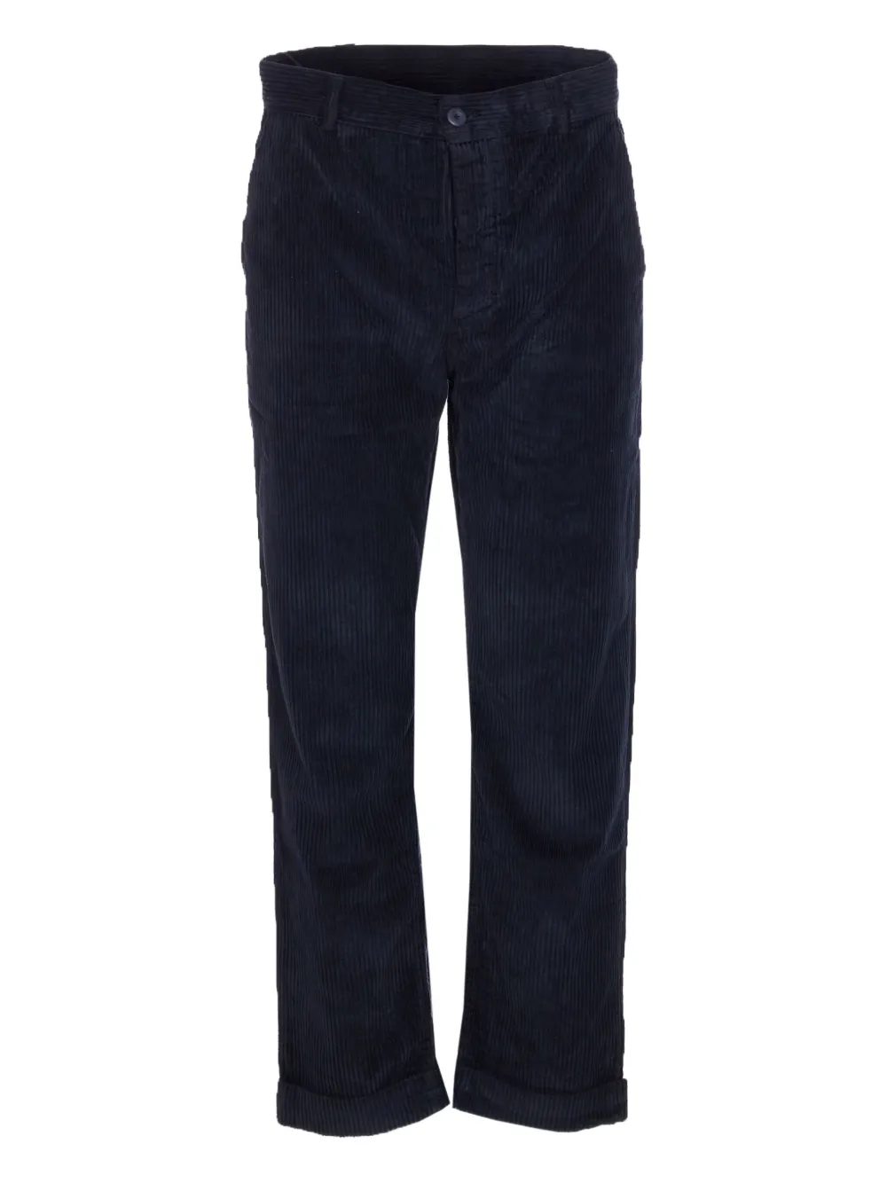 Edmmond Studios Jorge Button-fastening Corduroy Trousers In Blue