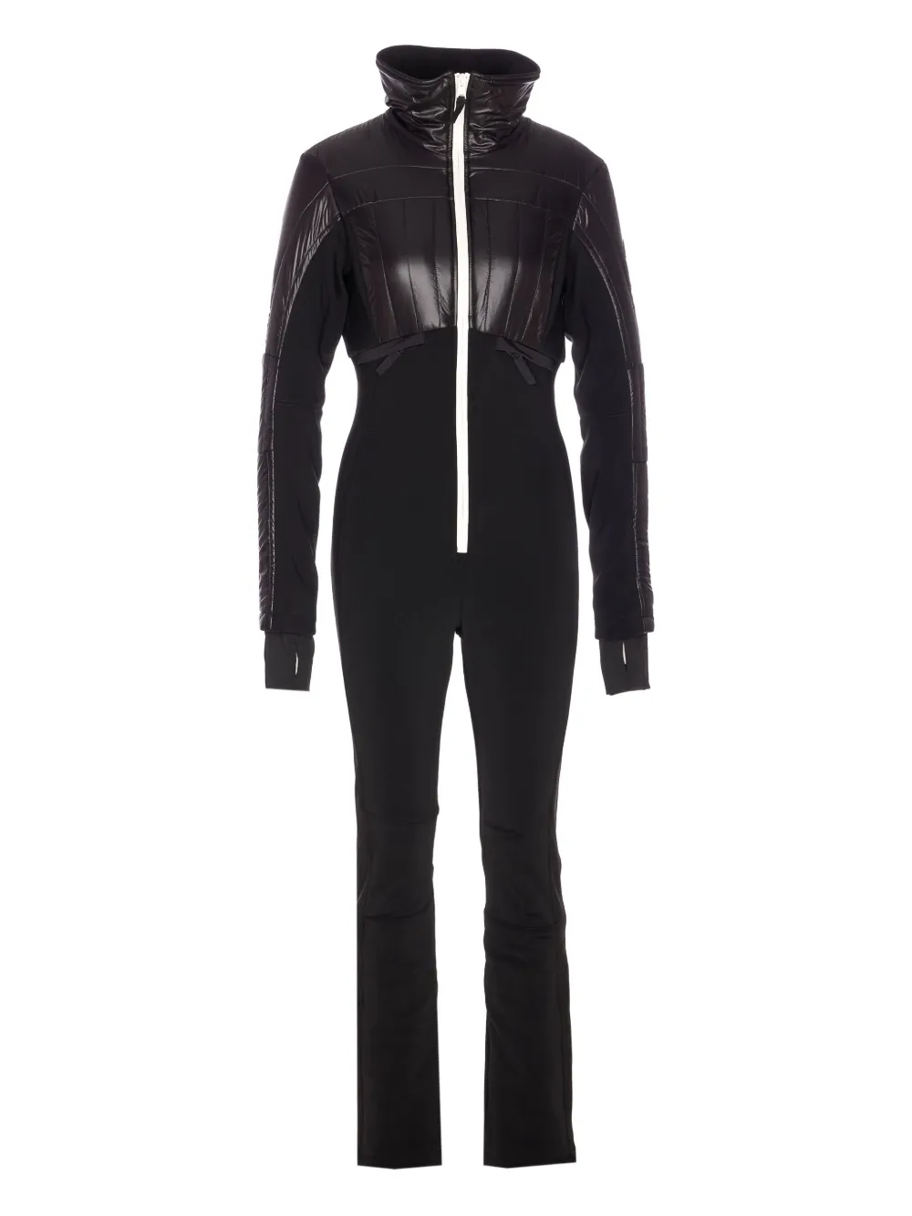 JETSET Gertrude quilted-panel ski suit | Black | Image 1