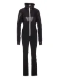 JETSET Gertrude quilted-panel ski suit - Black
