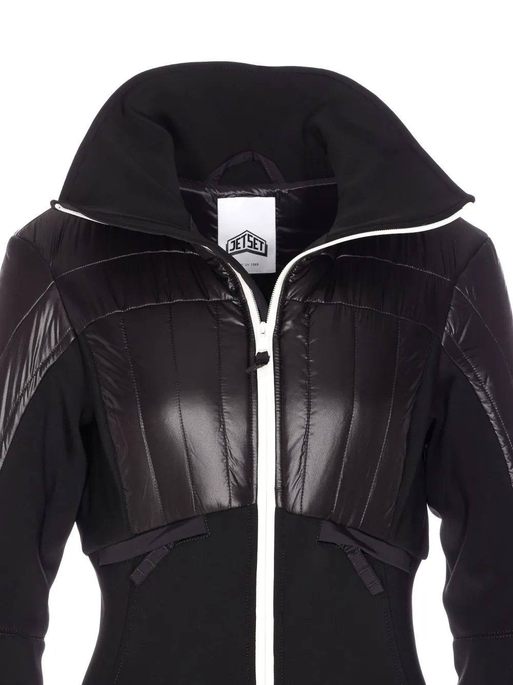 JETSET Gertrude skipak met gewatteerd vlak Zwart