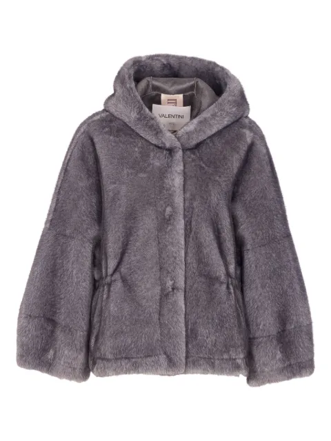VALENTINI 1972 hooded faux-fur coat