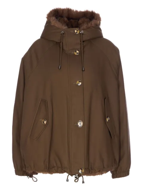 VALENTINI 1972 faux-fur hooded parka