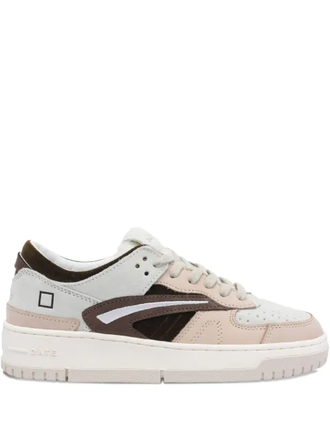 D.A.T.E. Torneo Pop suede-leather panel sneakers
