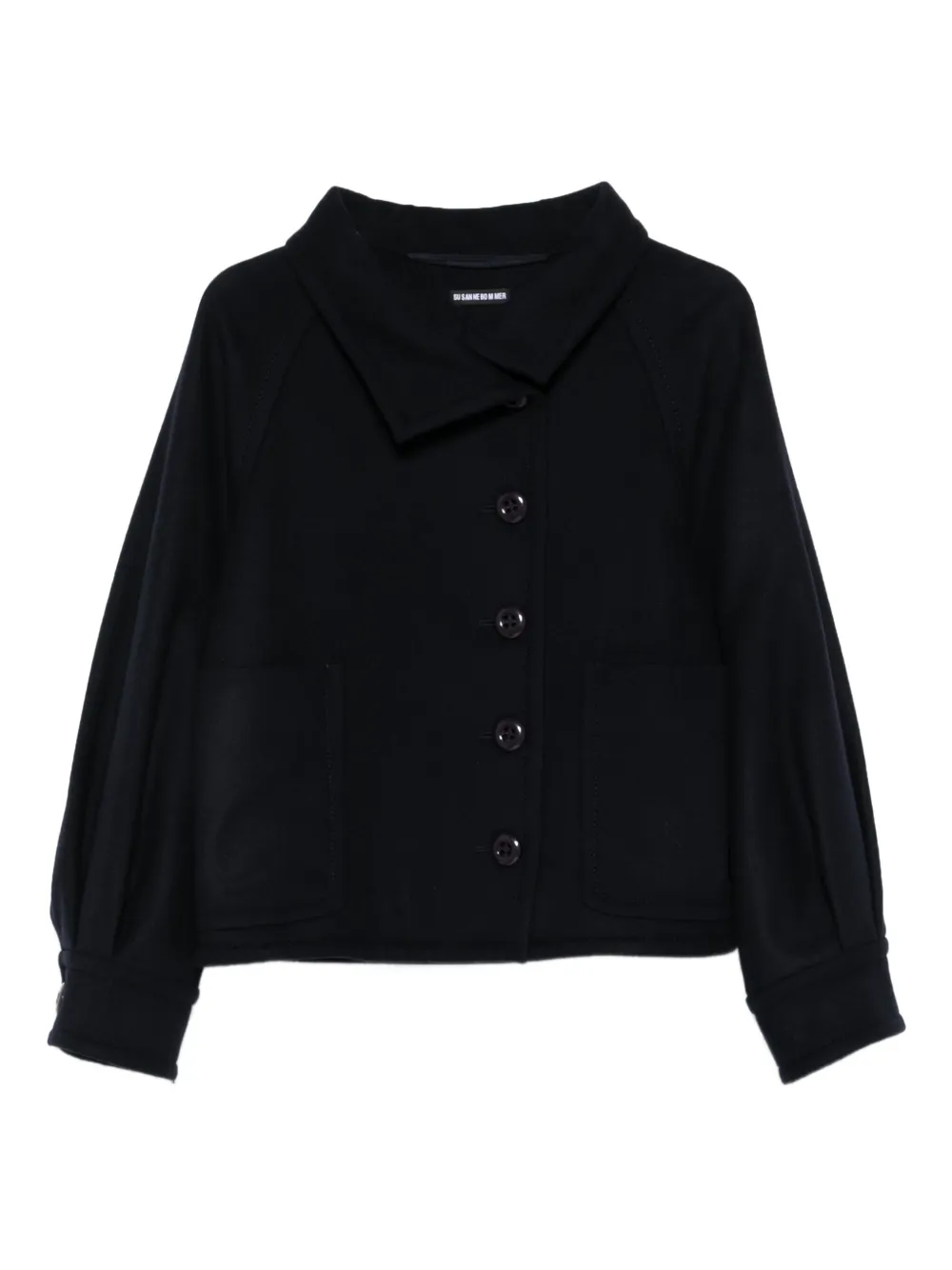 Susanne Bommer Single-breasted Cropped Jacket In Multi