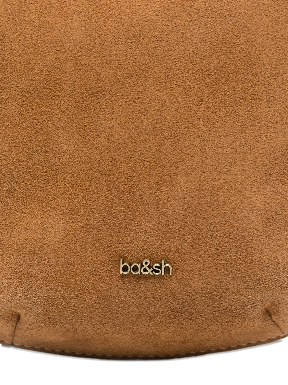Ba&sh Suede Shoulder Bag In Brown