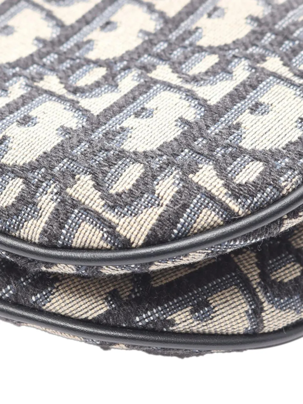 Christian Dior Pre-Owned 2018 Mini Oblique Canvas Saddle Bag satchel | Pre-Owned | Image 2