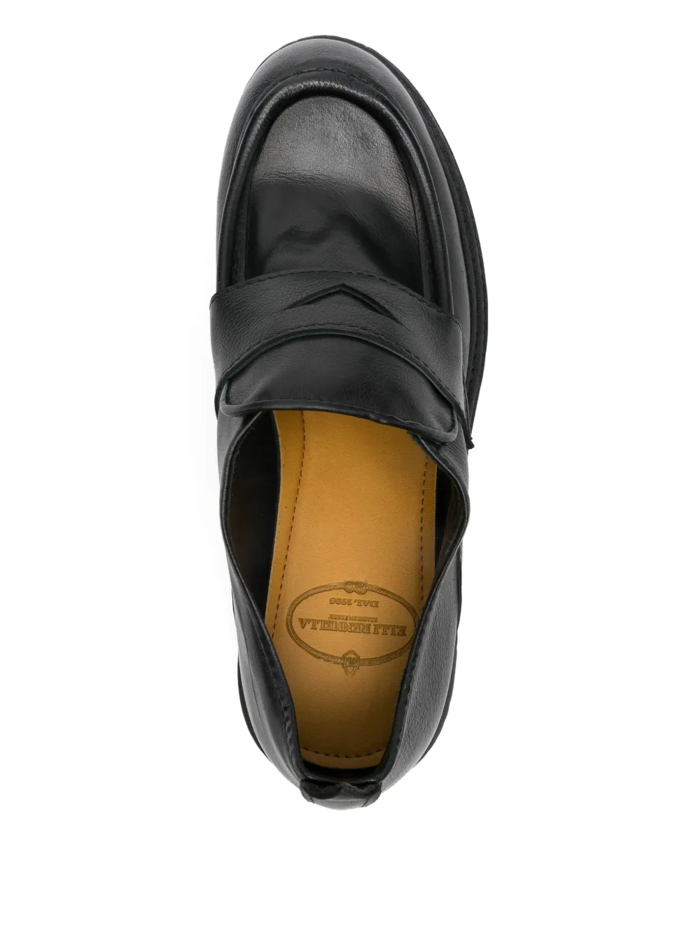 Fratelli Rennella Leather Loafers In Black