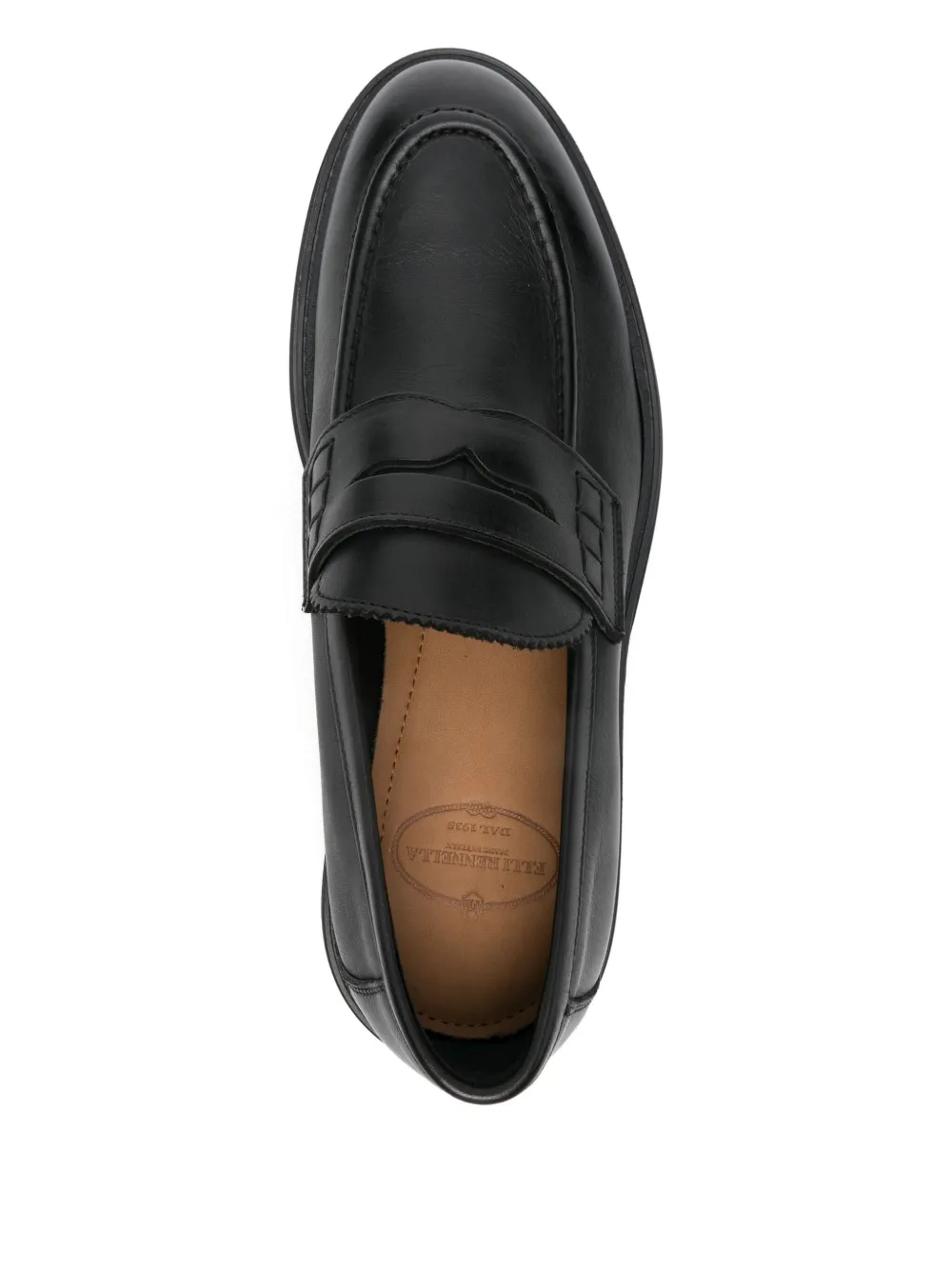 Fratelli Rennella Leather Loafers In Multi