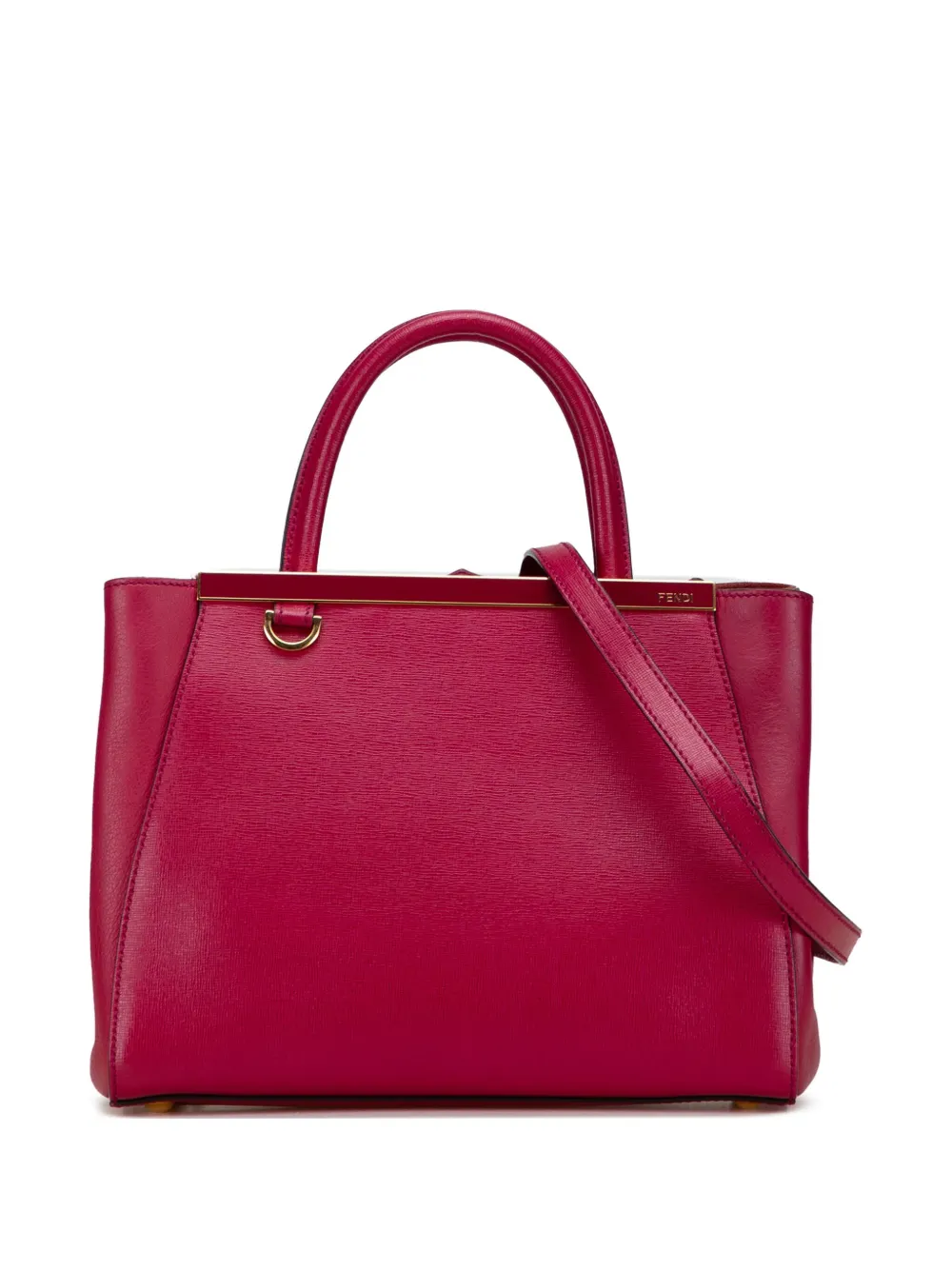 Fendi Pre-Owned 2010-2025 Leather Petit 2Jours satchel | Pink | Image 1