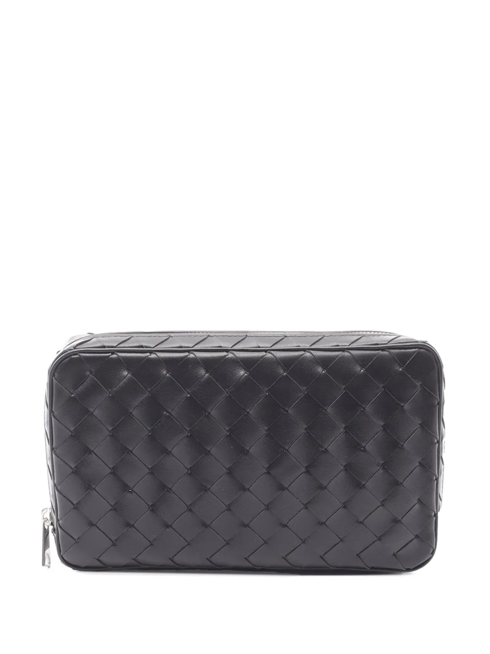 Bottega Veneta Pre-Owned 2012-2025 Medium Leather Intrecciato Organizer clutch bag | Black | Image 1