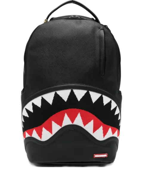 Sprayground shark-mouth knitted backpack