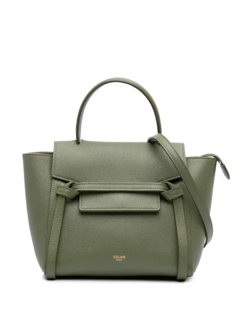 Celine Pre-Owned 2019 Nano Grained Calfskin Belt Bag satchel