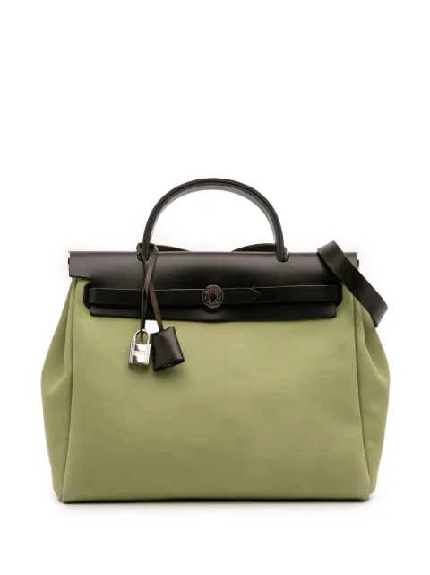 Hermès Pre-Owned 2019 Toile Herbag Zip 31 satchel