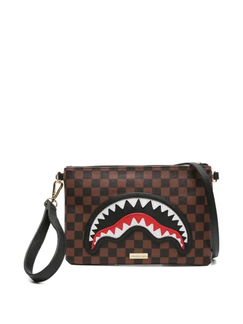 Sprayground Sharks in Paris clutch bag 