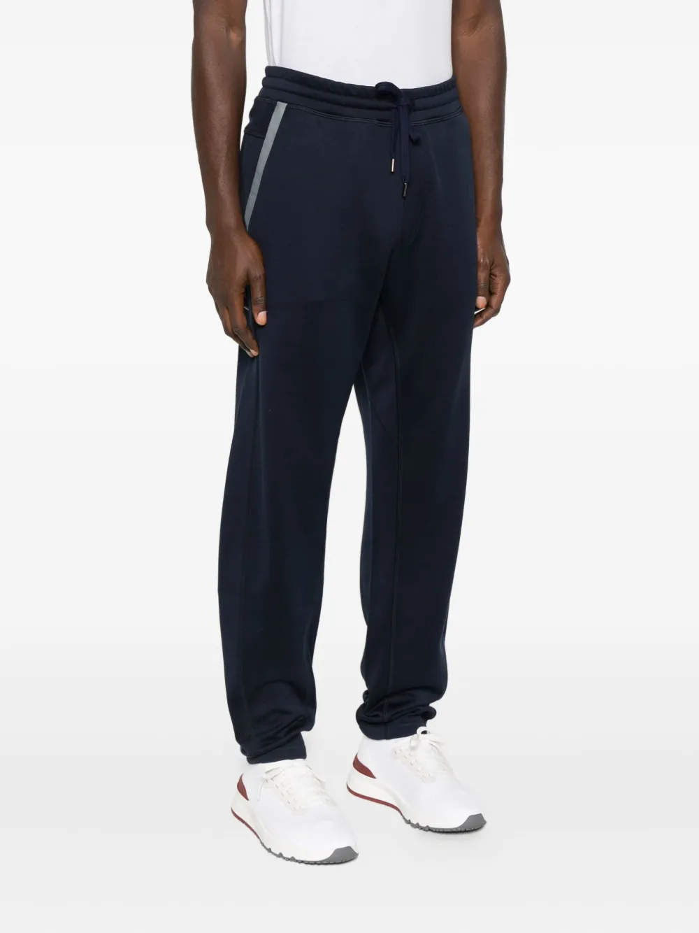 Brunello Cucinelli Trainingsbroek met trekkoord Blauw