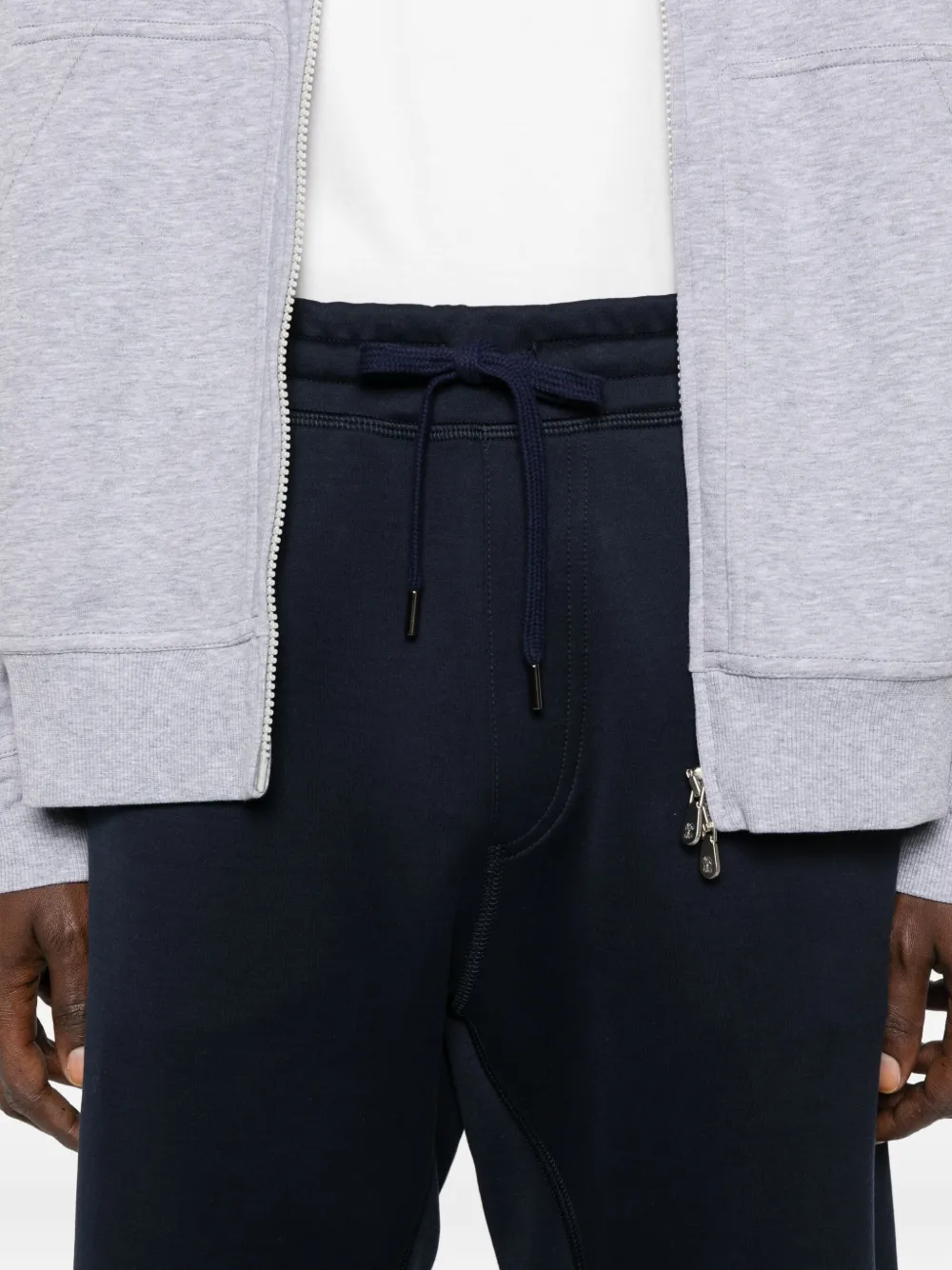 Brunello Cucinelli Trainingsbroek met trekkoord Blauw