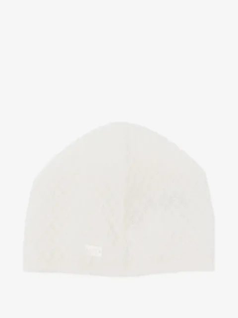 Tartine Et Chocolat diamond-knit cashmere beanie hat