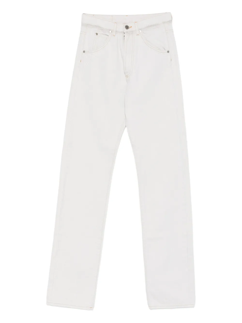 Pre-owned Maison Margiela 2023 Straight-leg Trousers In Neutral