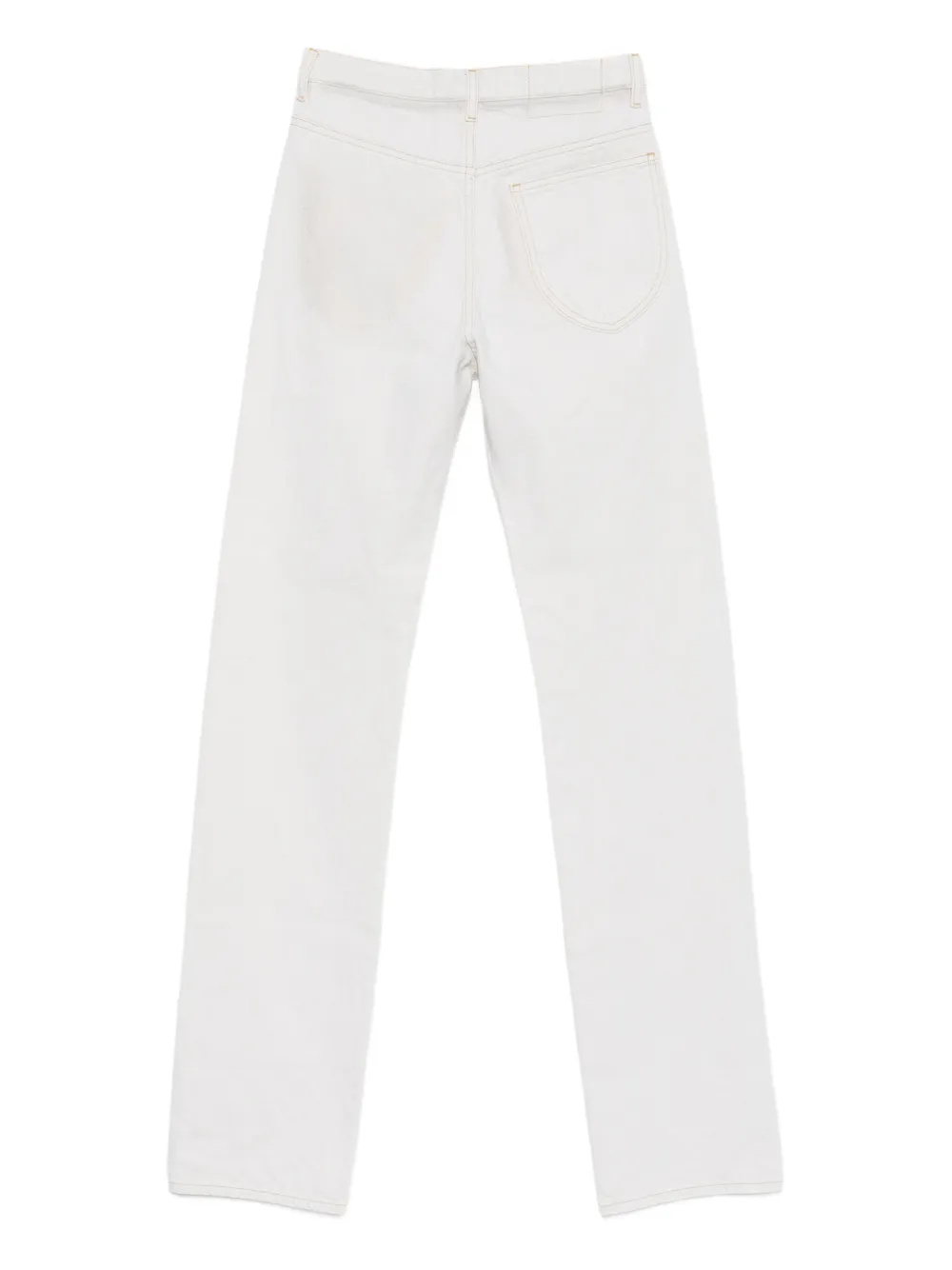 Pre-owned Maison Margiela 2023 Straight-leg Trousers In Neutral
