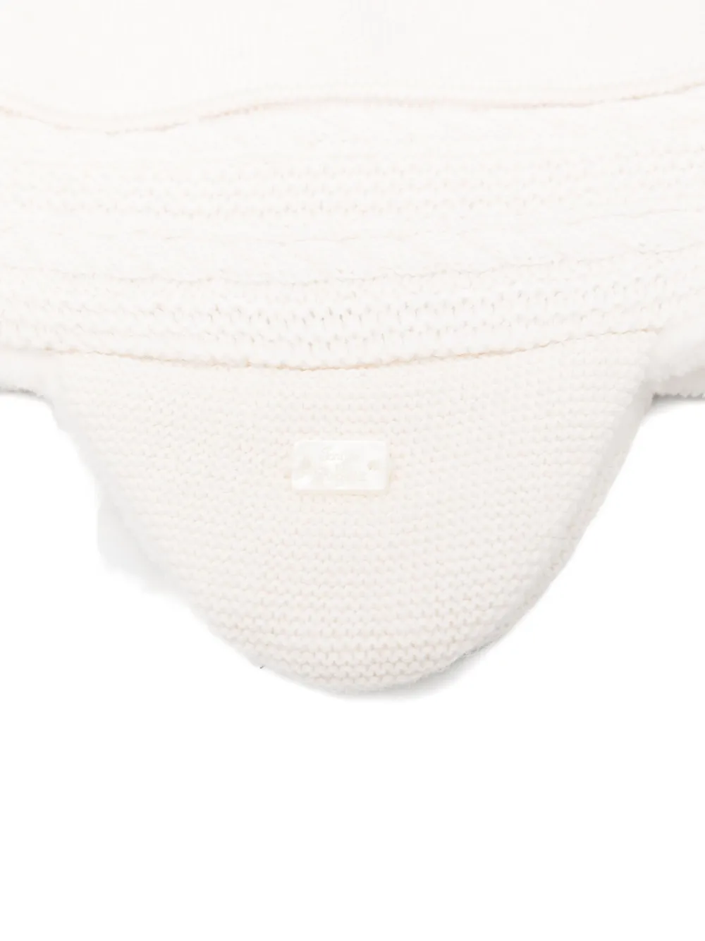 Tartine Et Chocolat Cashmere-blend Beanie In White