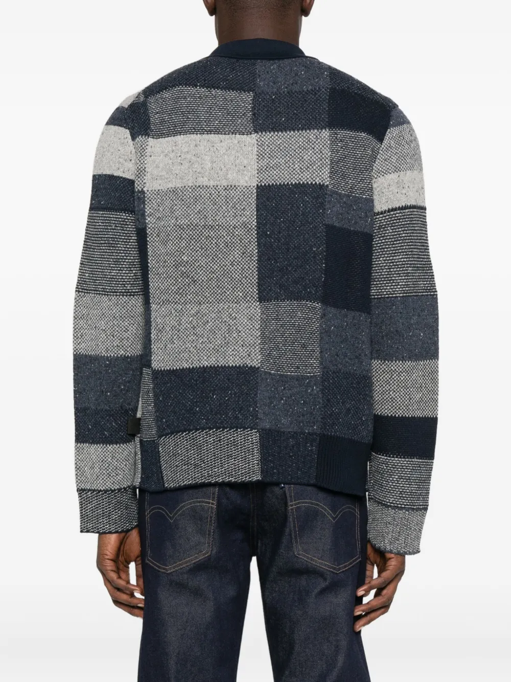 Paul Smith Patchwork-design Zip-up Cardigan In Multi