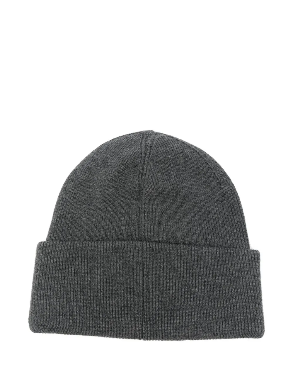 Moose Knuckles logo-plaque wool beanie - Grijs
