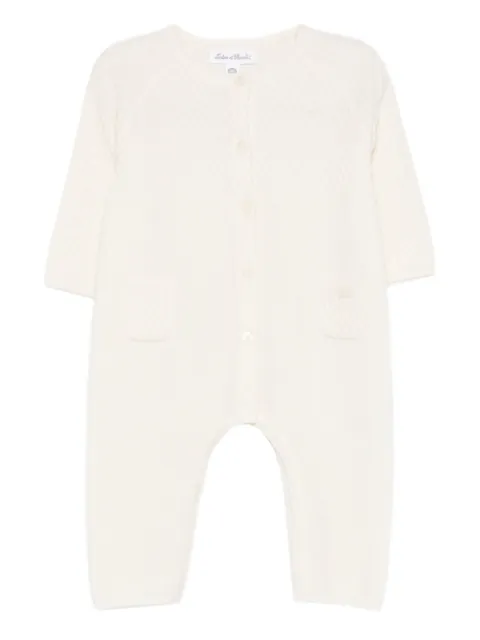 Tartine Et Chocolat cable-knit romper