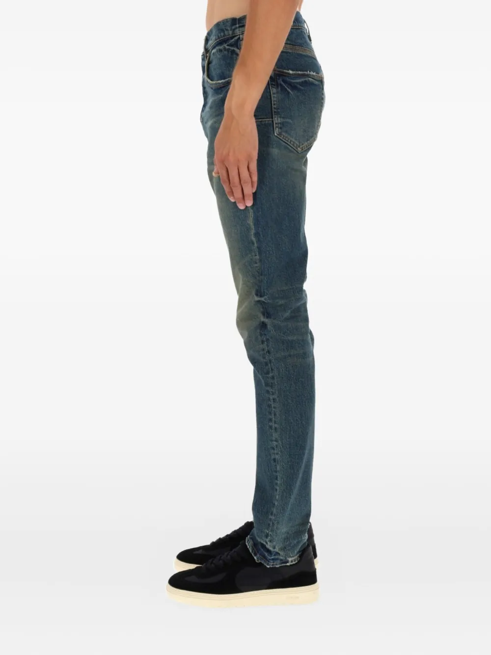 Purple Brand P005 ripped jeans - Blu