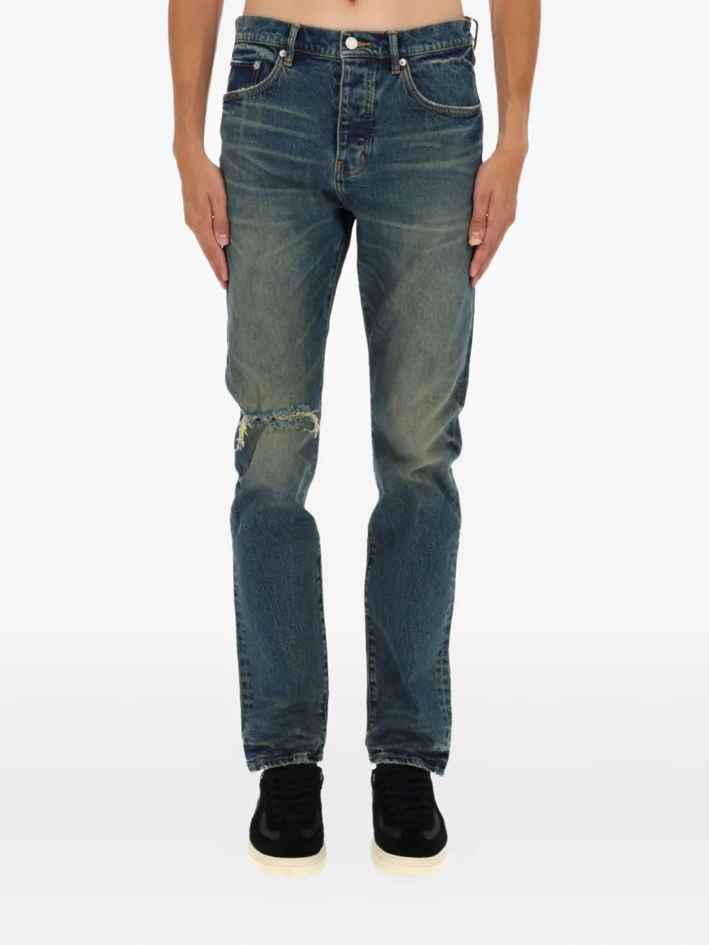 Purple Brand P005 ripped jeans - Blu