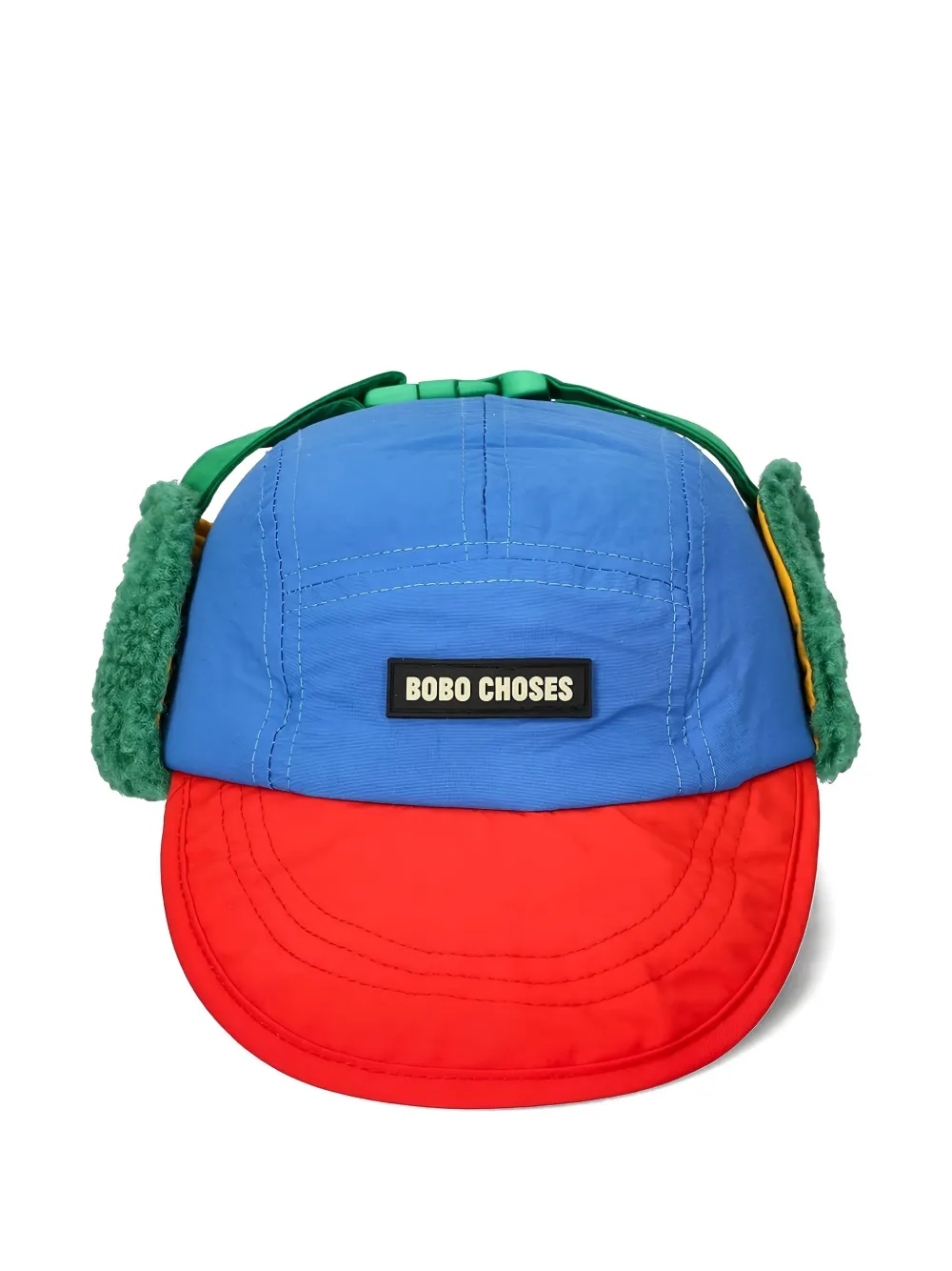 Bobo Choses colour-block winter cap | Blue | Image 1