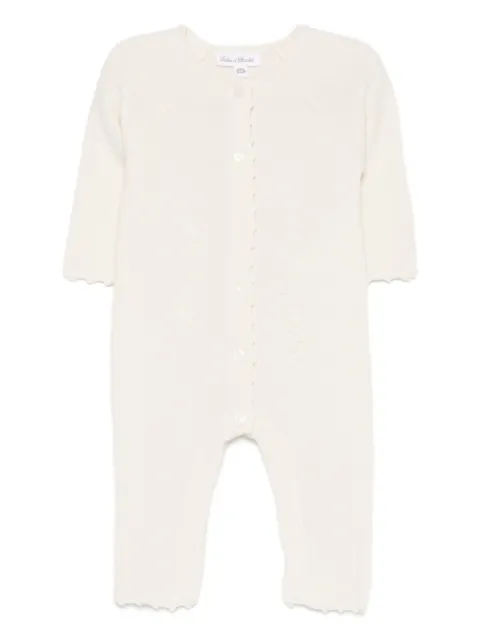 Tartine Et Chocolat scalloped-edge babygrow