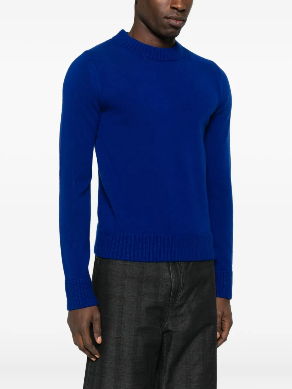 sacai Trui met ronde hals Blauw