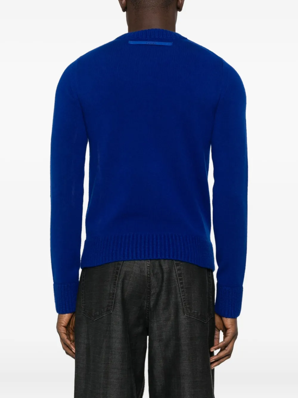 sacai Trui met ronde hals Blauw