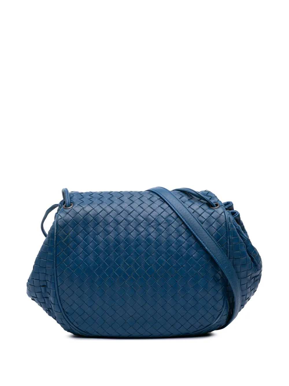Bottega Veneta Pre-Owned 2012-2025 Nappa Intrecciato Flap crossbody bag | Blue | Image 1