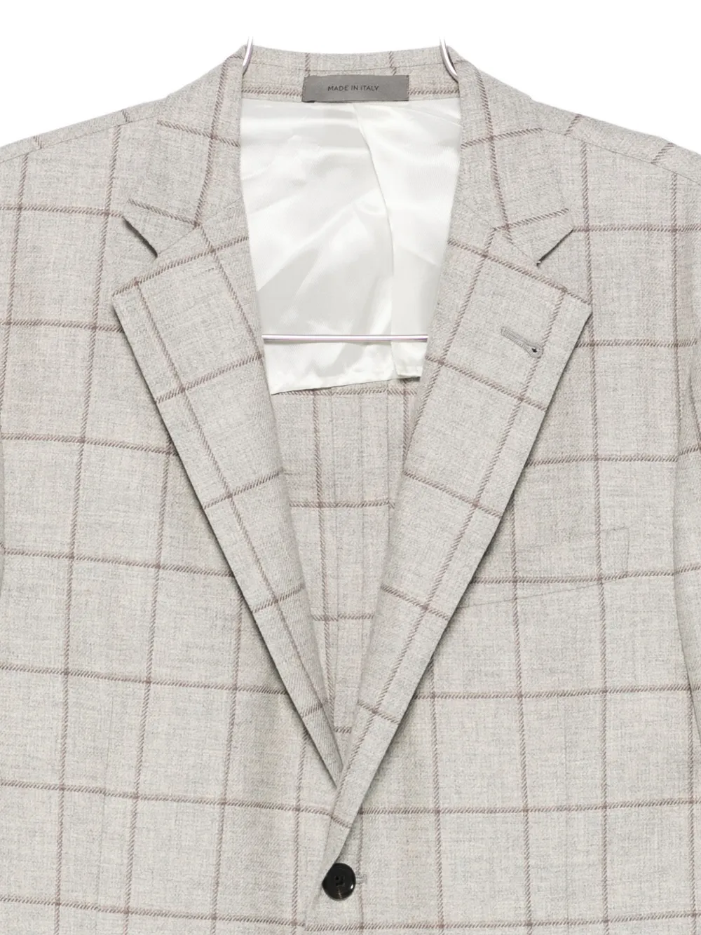 Corneliani Geruit jack Grijs