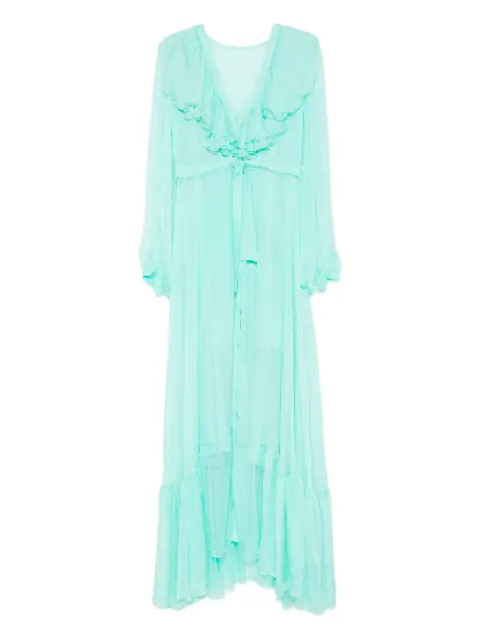 MIAU by Clara Rotescu ruffled maxi dress