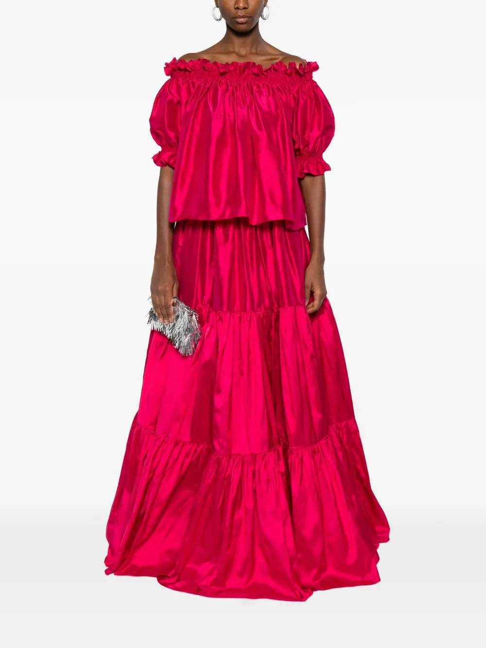 MIAU by Clara Rotescu Alicante off-shoulder set - FUCHSIA
